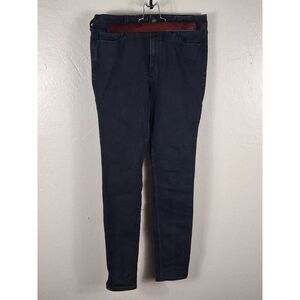 Hollister Jeans Size 9R W29 L30 Womens Super Skinny High Rise Black Denim